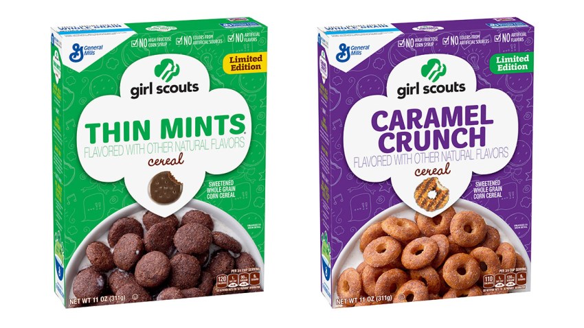 girl scouts cookie cereal