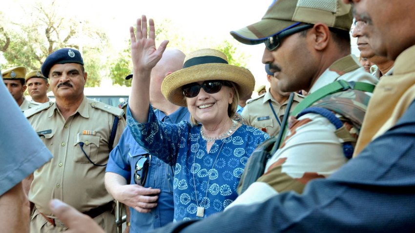 India Hillary Clinton