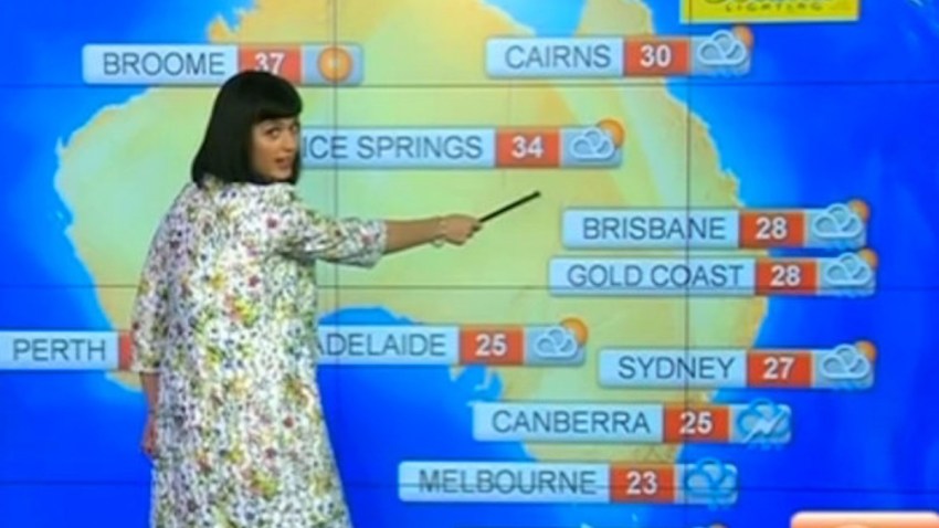 katy-perry-weather-girl-Sunrise Australia