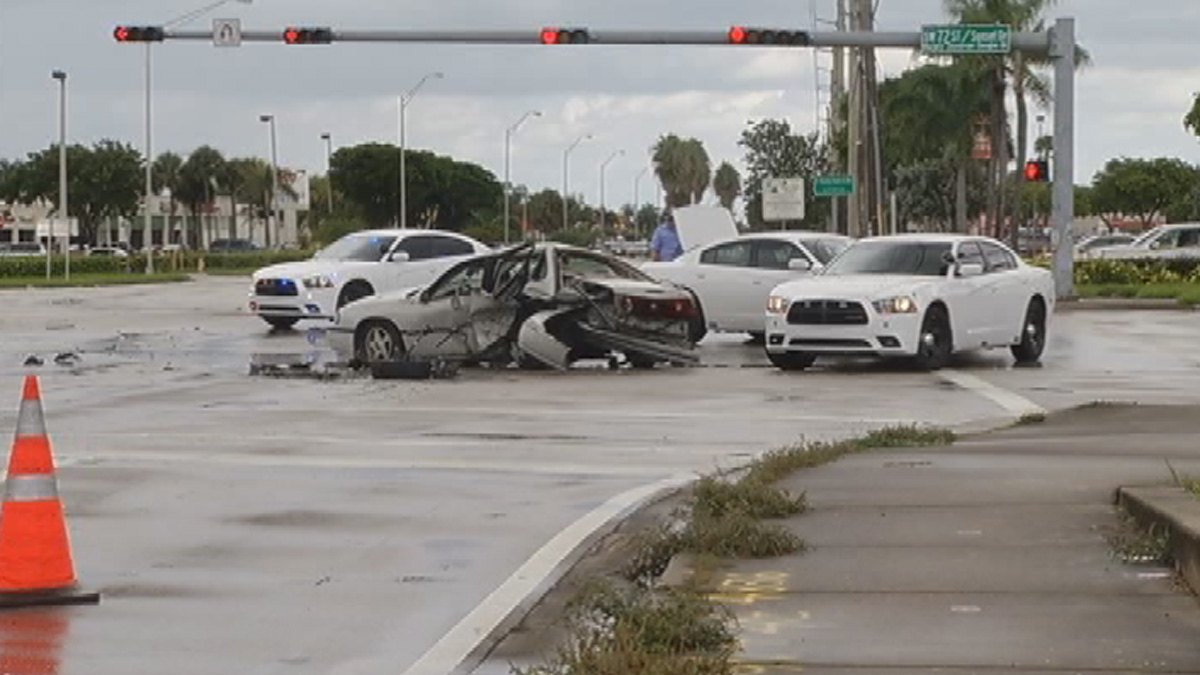 1 Dead in 4Car Crash in Southwest MiamiDade Police NBC 6 South Florida