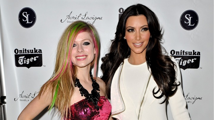 kim kardashian avril lavigne