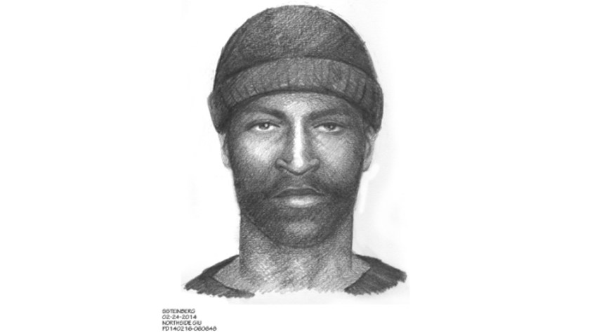 miami Shooting suspect sketch