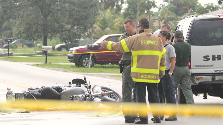 Motorcyclist Killed After Crashing Into Truck: Officials – NBC 6 South