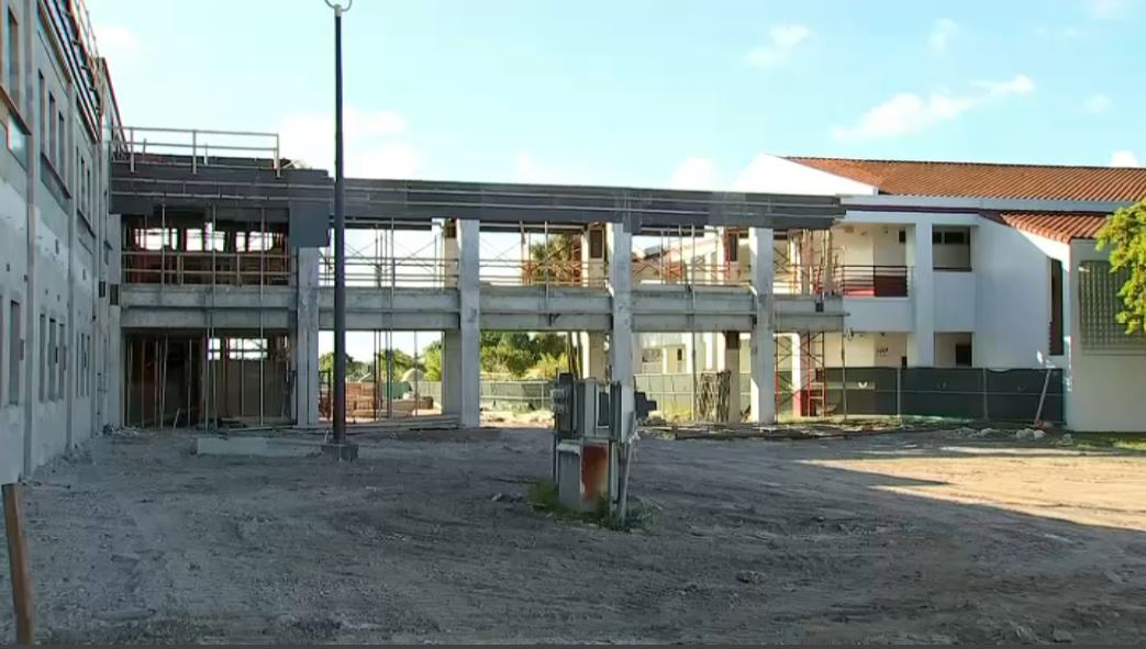 Construction Underway at New Building At Marjory Stoneman Douglas High