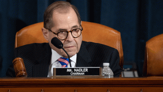 House Judiciary Chairman Jerrold Nadler, Democrat of New York, speaks during a House Judiciary Committee hearing on the impeachment of President Donald Trump on Capitol Hill in Washington, Dec. 4, 2019.