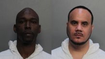 Ralph Benjamin (L) and Hector Ledesma (R) were accused in the attempted murder of dentist Carmen Ramirez in Hialeah in November 2019.