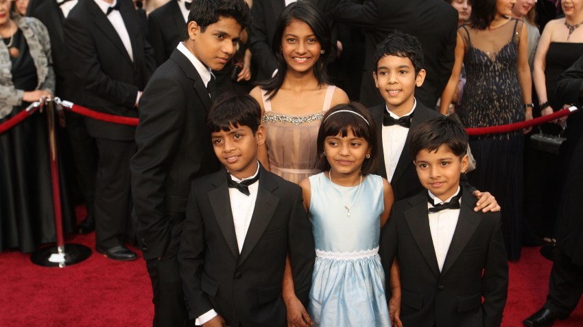 "Slumdog Millionaire" Cast arrive at the 81st Annual Academy Awards