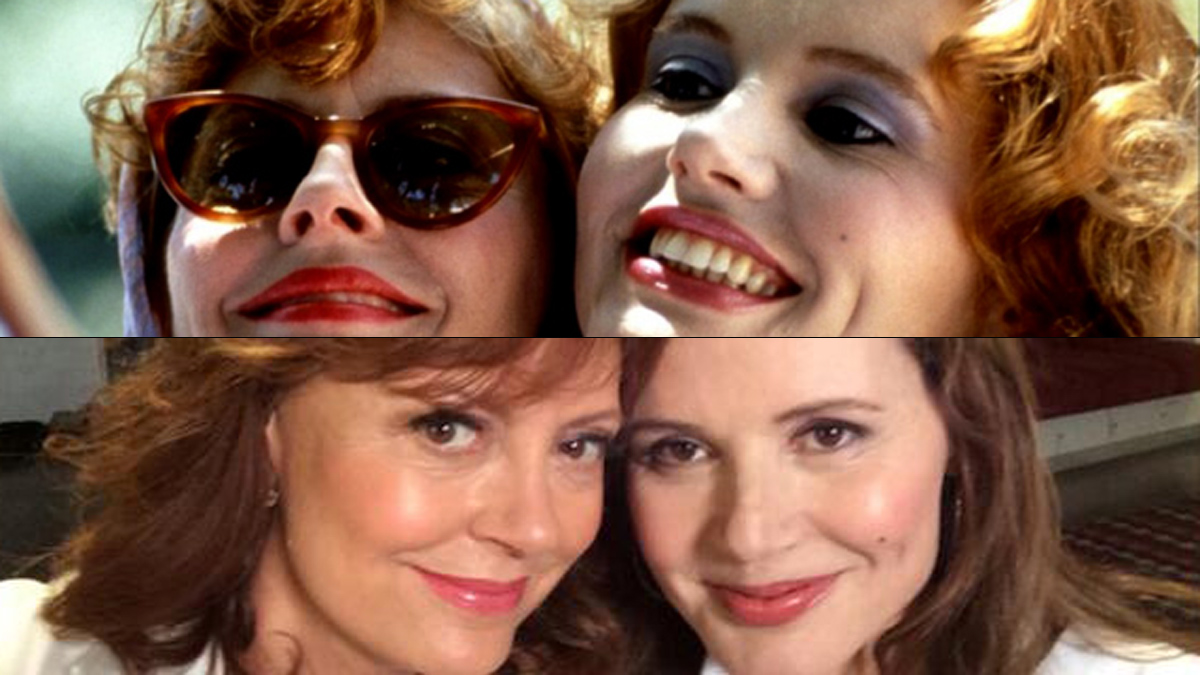 Susan Sarandon and Geena Davis Take Epic “Thelma & Louise” Selfie