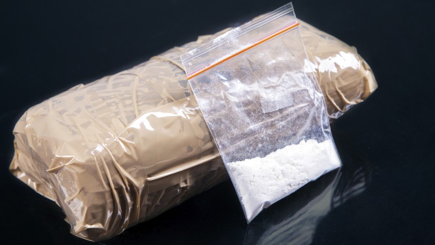 Cocaine powder STOCK