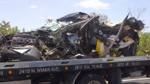 truck tamiami crash