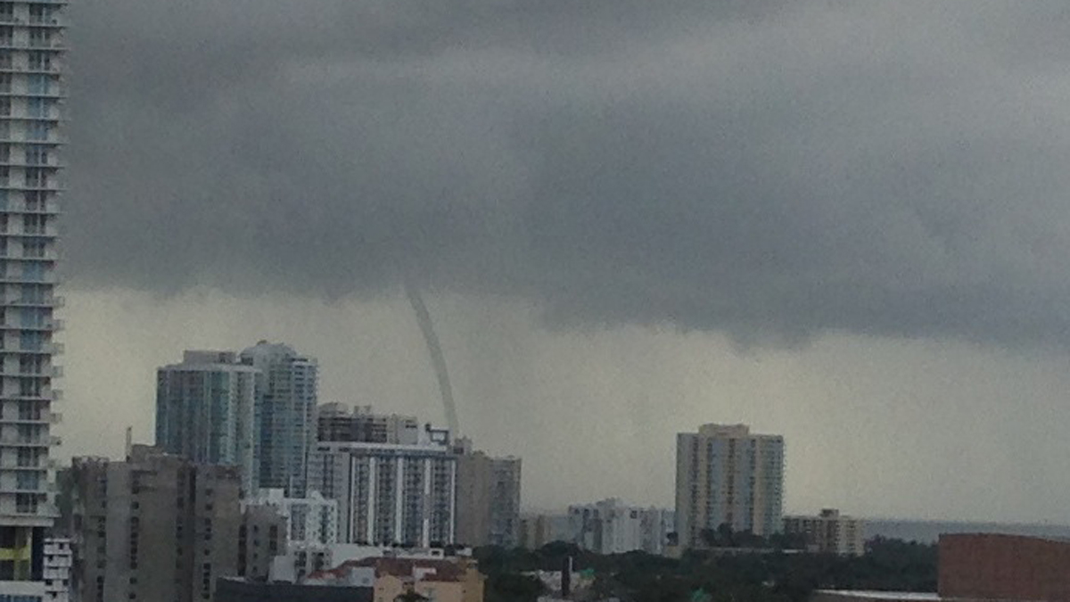 Waterspouts Spotted Along Coastal Waters of MiamiDade and Broward