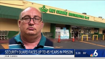 Security Guard Faces Up tp 45 Years in Prison
