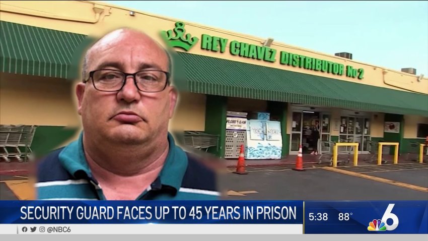 Security Guard Faces Up tp 45 Years in Prison