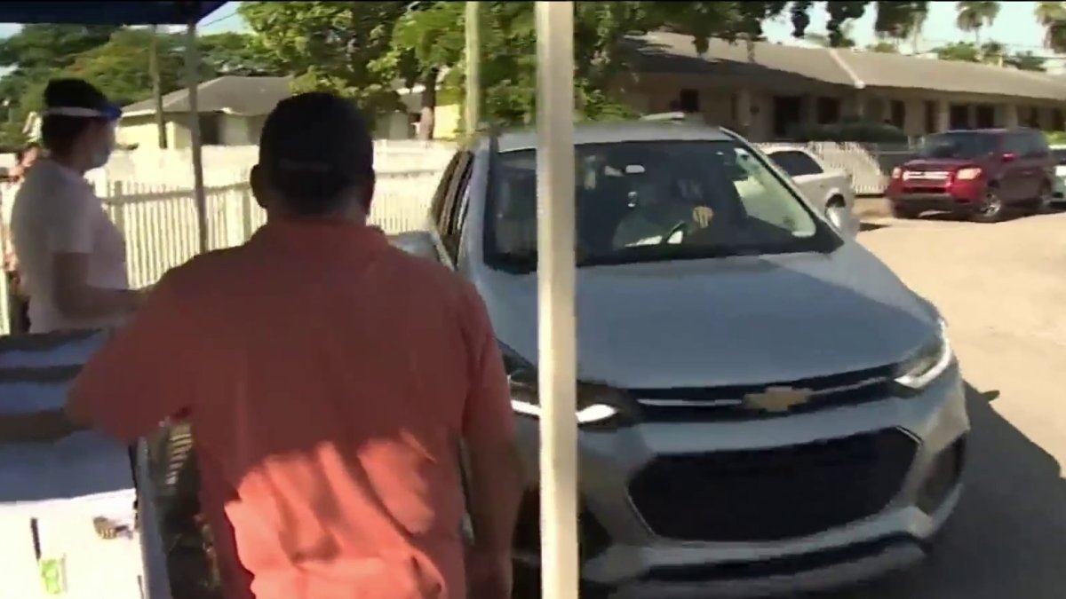 Residents Line Up for Rental Assistance Applications in MiamiDade