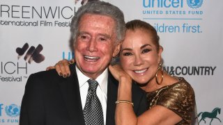 In this file photo, Regis Philbin and television host Kathie Lee Gifford attend Greenwich Film Festival 2015.