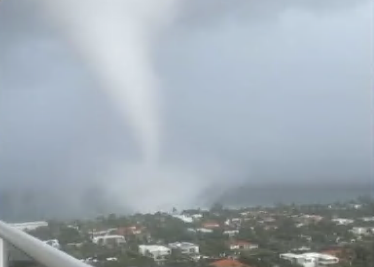 Video Shows Powerful Waterspout That Became Tornado in South Florida