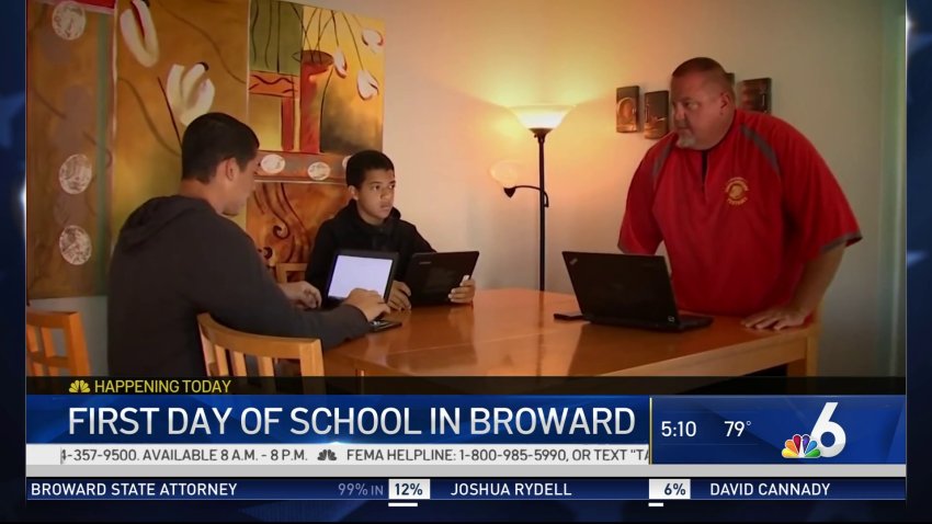 Broward Students Return to Class Virtually for First Day