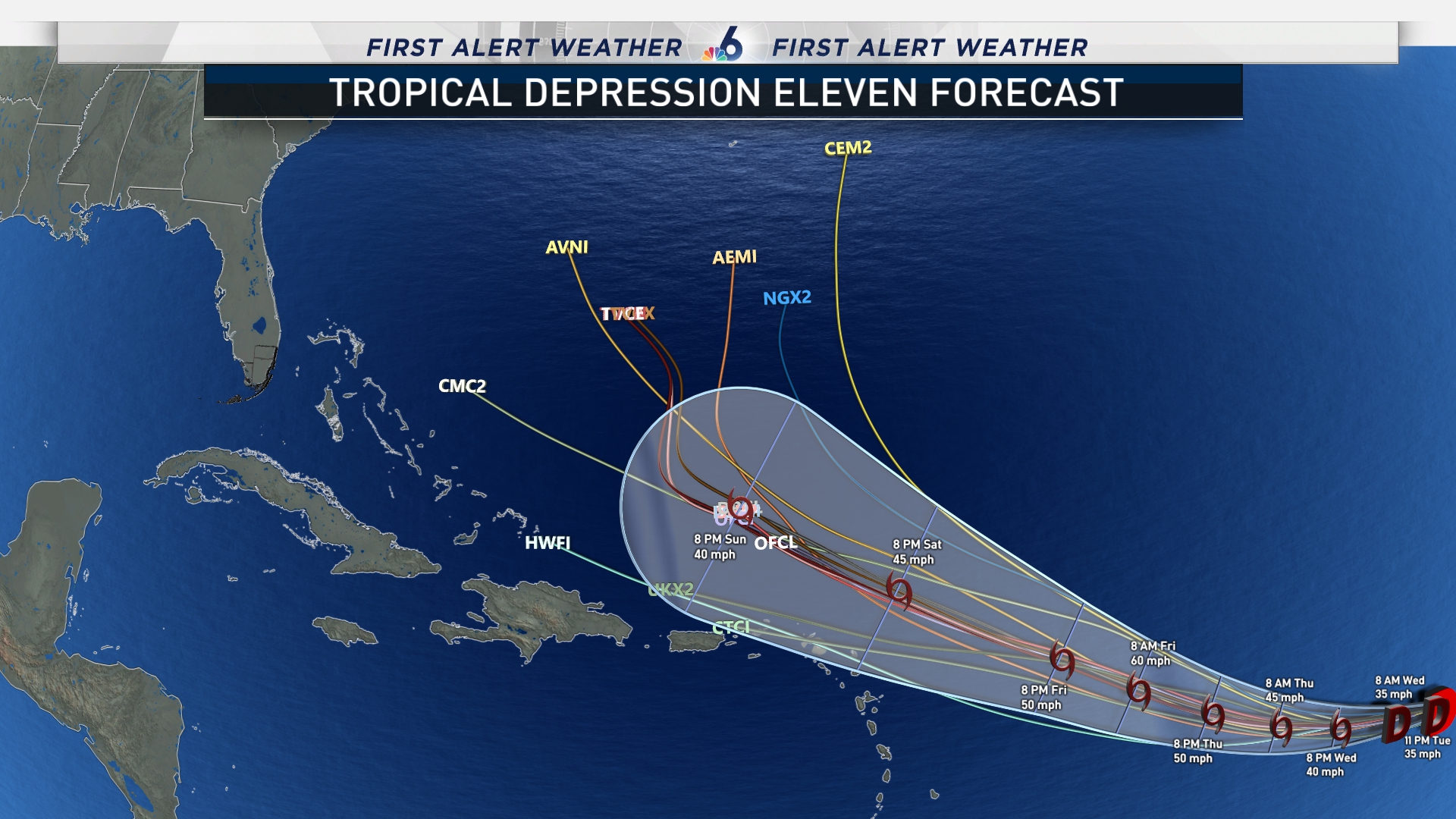 Tropical Depression 11 Forms In The Atlantic, Expected To Become ...