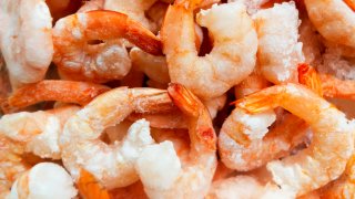 frozen cooked and peeled shrimp