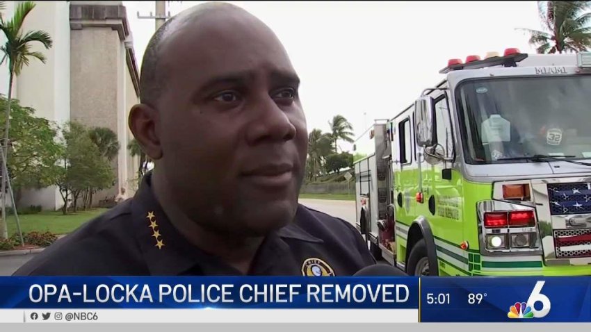 Opa-Locka Police Chief Removed