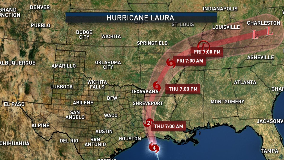 Louisiana Governor Closes Part of Interstate 10 as Category 4 Hurricane Laura Takes Aim – NBC 6 ...