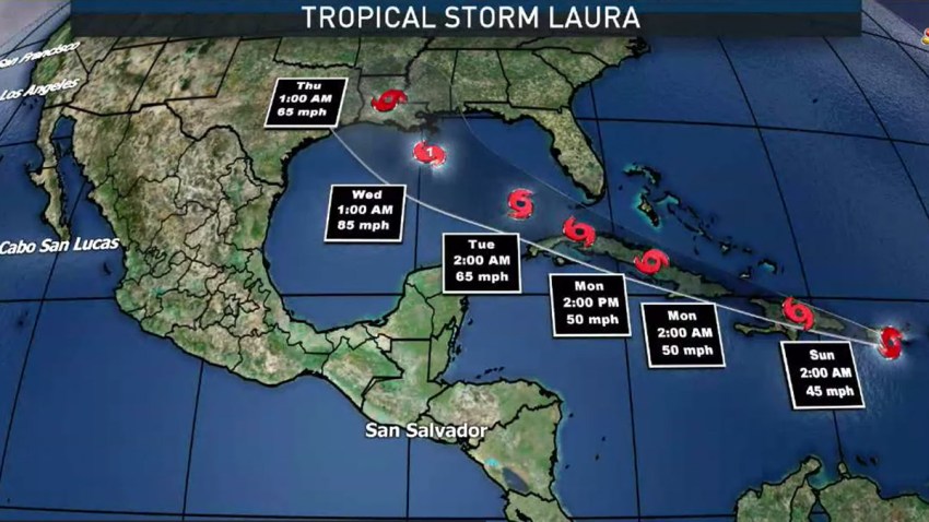 Tropical Storm Watch Issued For Florida Keys As Laura Approaches The