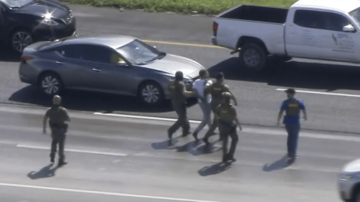 Suspect In Custody After Police Pursuit On Florida's Turnpike In