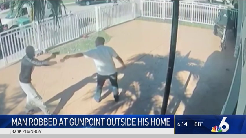 Man Robbed at Gunpoint Outside Home