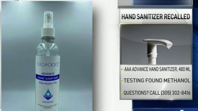 Hand Sanitizer Distributed by Coral Gables Company Recalled