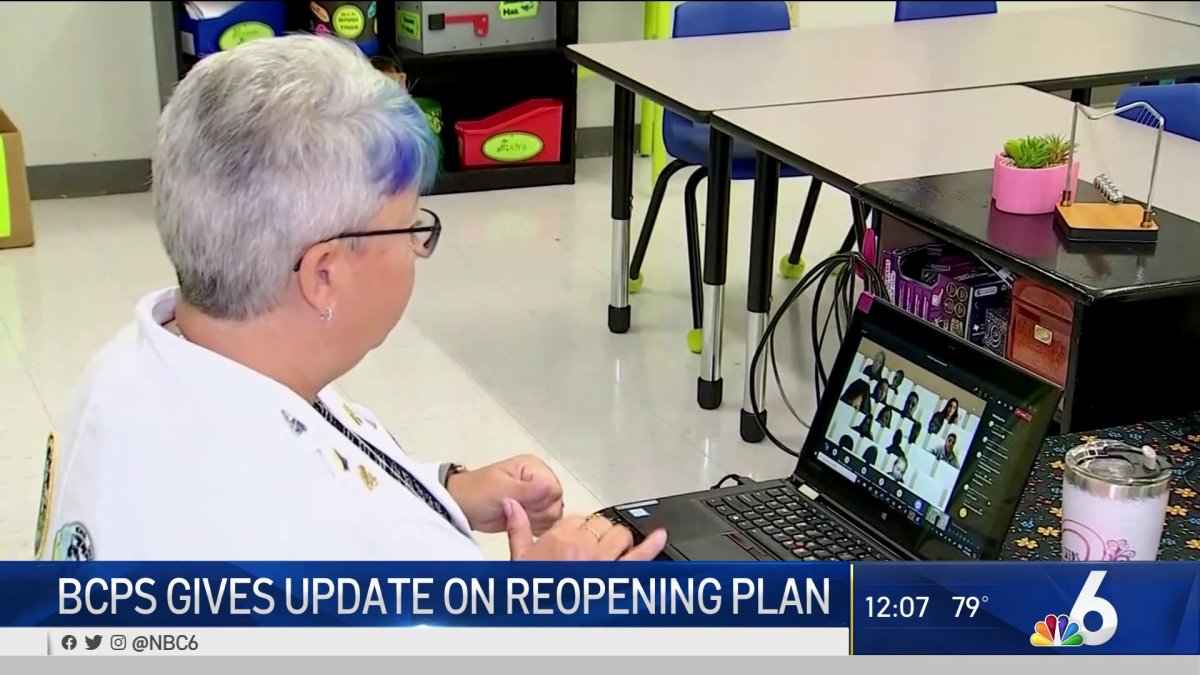 Broward Schools Give Updates on Reopening Plan From COVID NBC 6 South