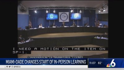 Miami-Dade Changes Start of In-Person Learning