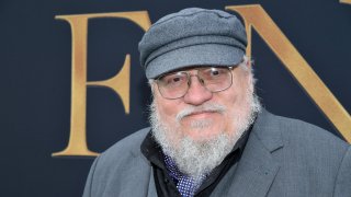 WESTWOOD, CALIFORNIA - MAY 08: George R. R. Martin attends the LA Special Screening of Fox Searchlight Pictures' "Tolkien" at Regency Village Theatre on May 08, 2019 in Westwood, California.