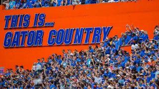 GAINESVILLE, FL – SEPTEMBER 21: University of Florida fans during a college football game between the Tennessee Volunteers and the Florida Gators on September 21, 2019, at Ben Hill Griffin Stadium in Gainesville, FL. (Photo by Mary Holt/Icon Sportswire via Getty Images)