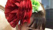 A DIY fascinator.