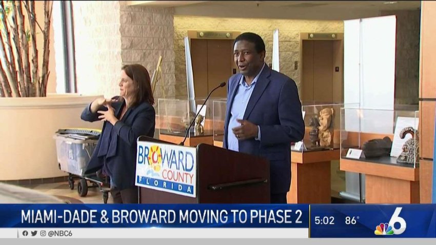 Miami-Dade and Broward Moving to Phase 2