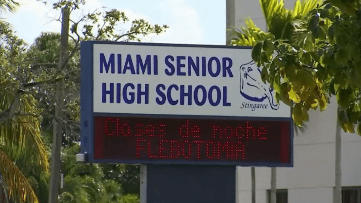 Miami Senior High Students, Staff Learn COVID Has Arrived NBC 6 South