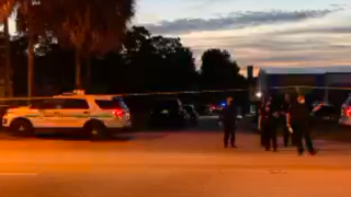 Scene of a shooting in Orange County on Oct. 16, 2020.
