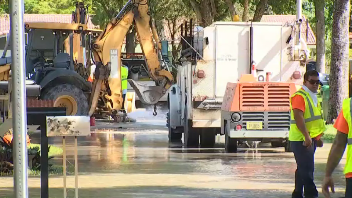 Water Main Break Causes Flooding in Miami Lakes Neighborhood – NBC 6 ...