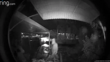 Miami Police are searching for suspects behind a home burglary in Liberty City.