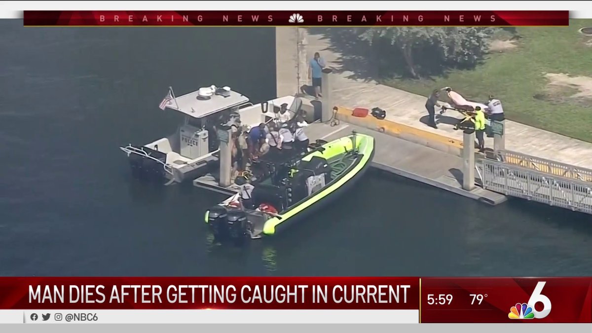 Man Dies After Getting Caught in Current – NBC 6 South Florida