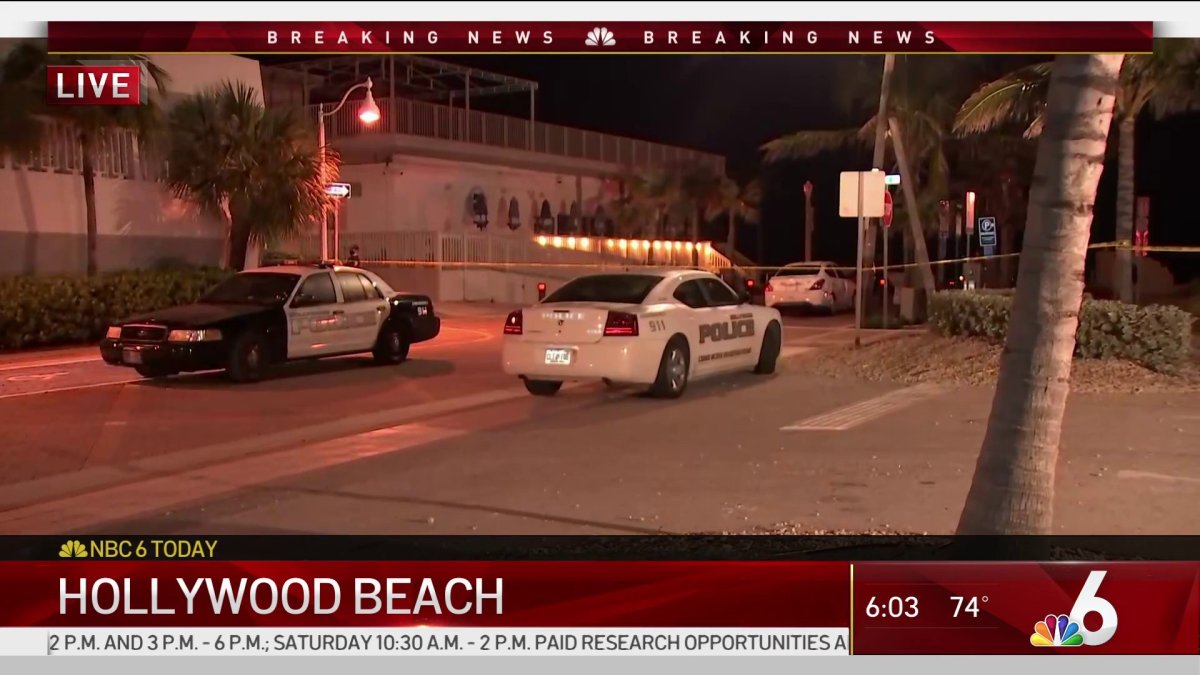 Shooting Investigation Underway in Hollywood Beach – NBC 6 South Florida