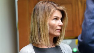 Lori Loughlin at Moakley Federal Courthouse in Boston