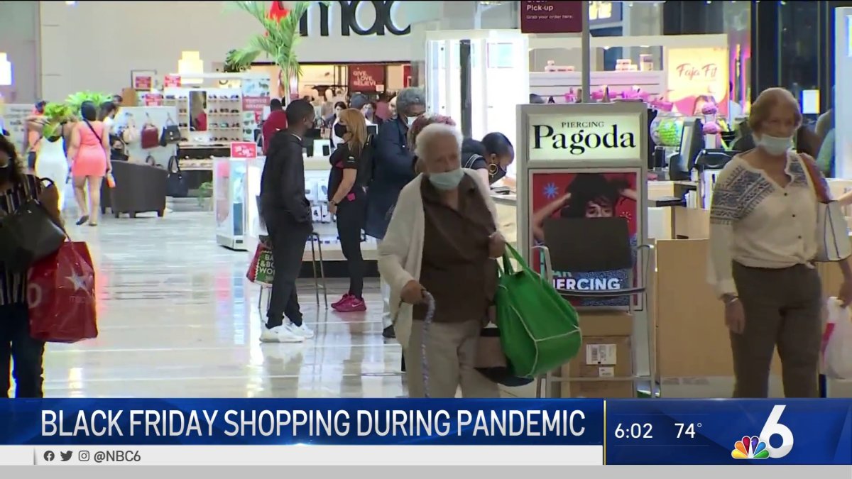 Black Friday Shoppers Hit Malls In Broward Miami Dade Amid Pandemic Nbc 6 South Florida