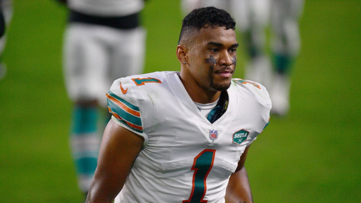 Tua Tagovailoa downgraded to doubtful for New York Jets-Miami Dolphins game