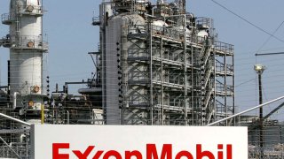 A view of the Exxon Mobil refinery in Baytown, Texas.