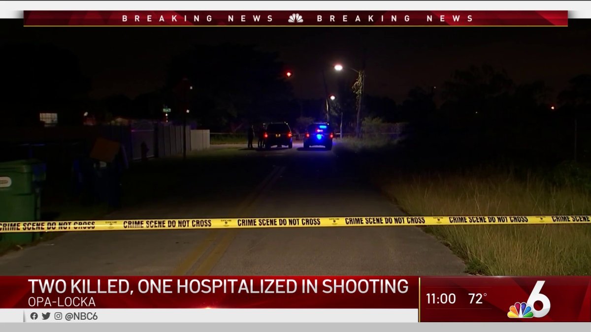 Two Killed, One Hospitalized in OpaLocka Shooting NBC 6 South Florida