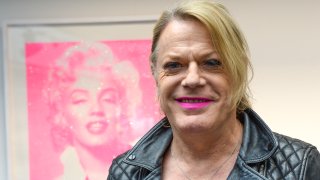 In this Sept. 24, 2020, file photo, Eddie Izzard attends the "Icons" exhibition press view in conjunction with Art Hound Gallery at Riverside Studios in London, England.