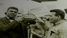 Muhammad Ali with WTVJ's Bernie Rosen.
