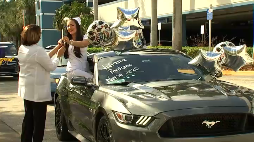 I M Ready Graduating Nursing Students From Broward College Eager To Join Front Lines Nbc 6 South Florida Broward College Graduation 2022