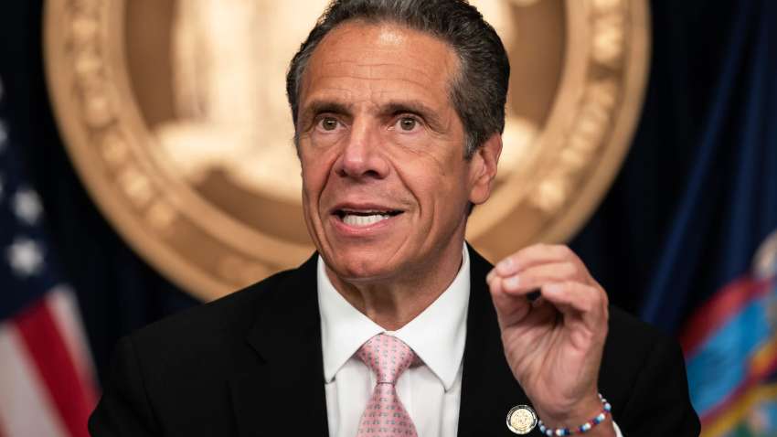 Gov. Cuomo speaks during the media briefing
